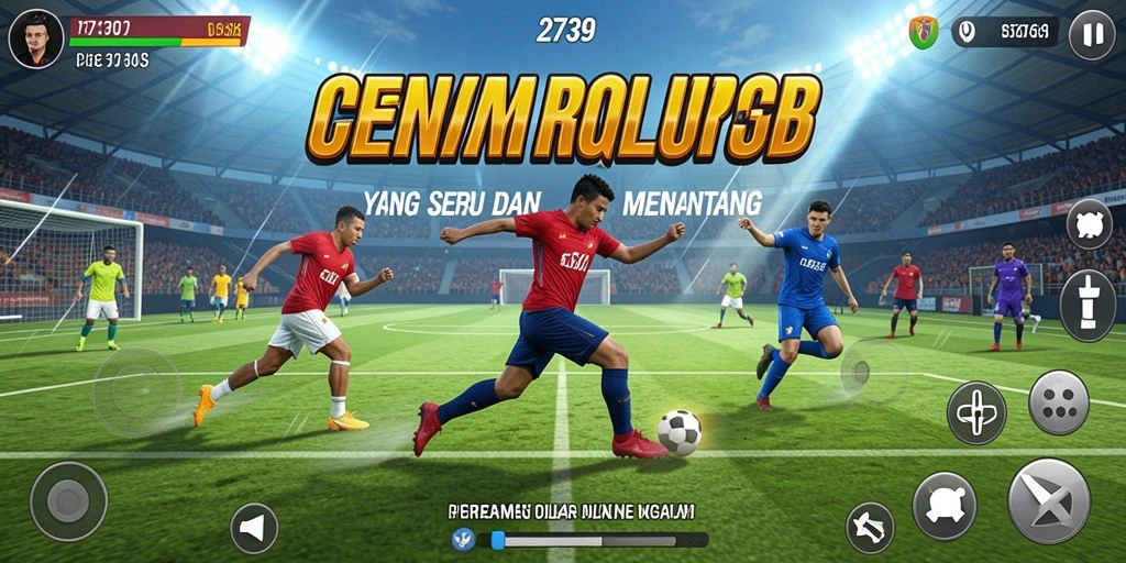 Tampilan gameplay seru di 2739 dengan aksi olahraga yang mendebarkan.