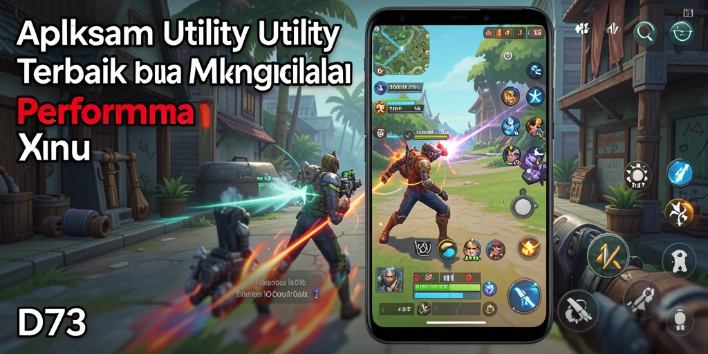 Screenshot D73 menampilkan antarmuka pengguna yang bersih dan sederhana.