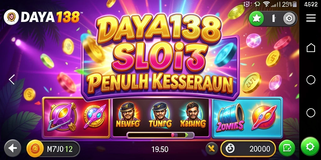 Tampilan menawan dari gameplay SLOT DAYA138 yang menggembirakan.