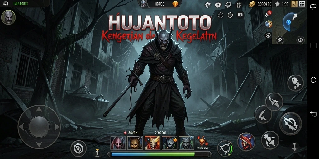 Tampilan menakutkan gameplay HUJANTOTO yang penuh ketegangan.