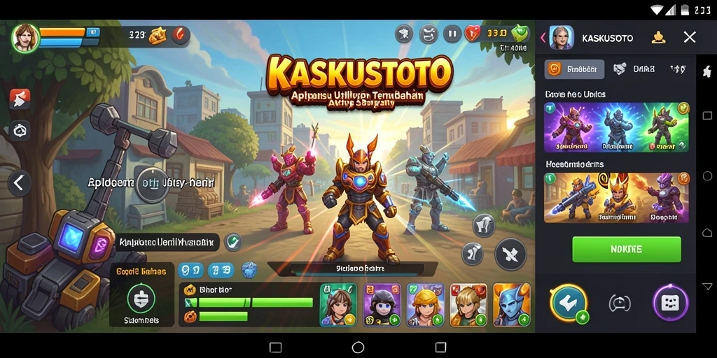 Tampilan antarmuka KASKUSTOTO yang intuitif dan menarik.