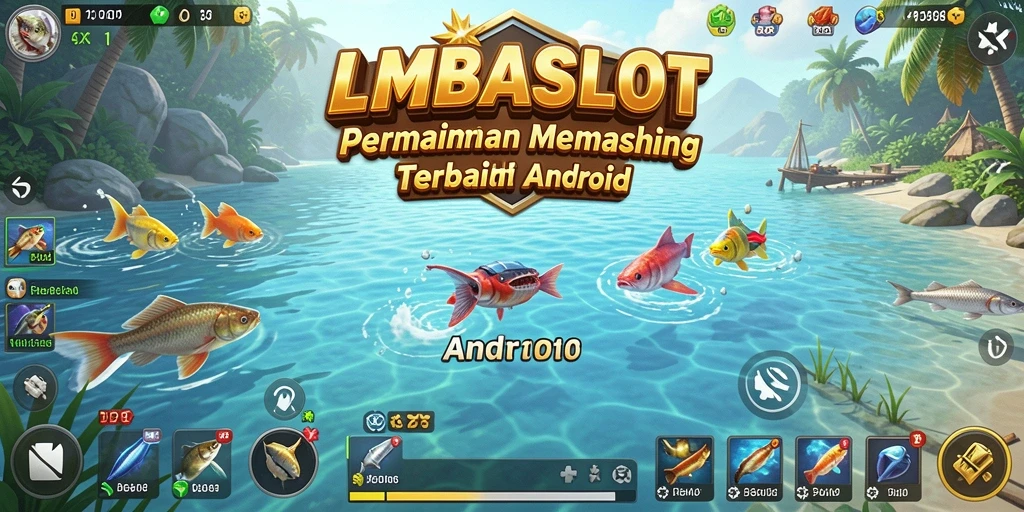 Tampilan menarik dari gameplay <strong>LMBASLOT</strong> yang memikat hati para pemain memancing.