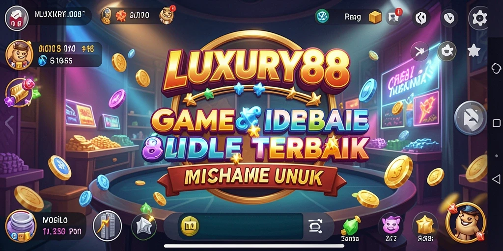 Tampilan gameplay LUXURY88 yang menarik dalam genre Idle.