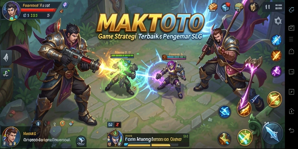 Tampilan gameplay MAKTOTO yang seru dan strategis.
