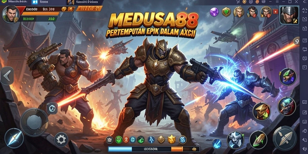 Tampilan menarik dari gameplay seru MEDUSA88.