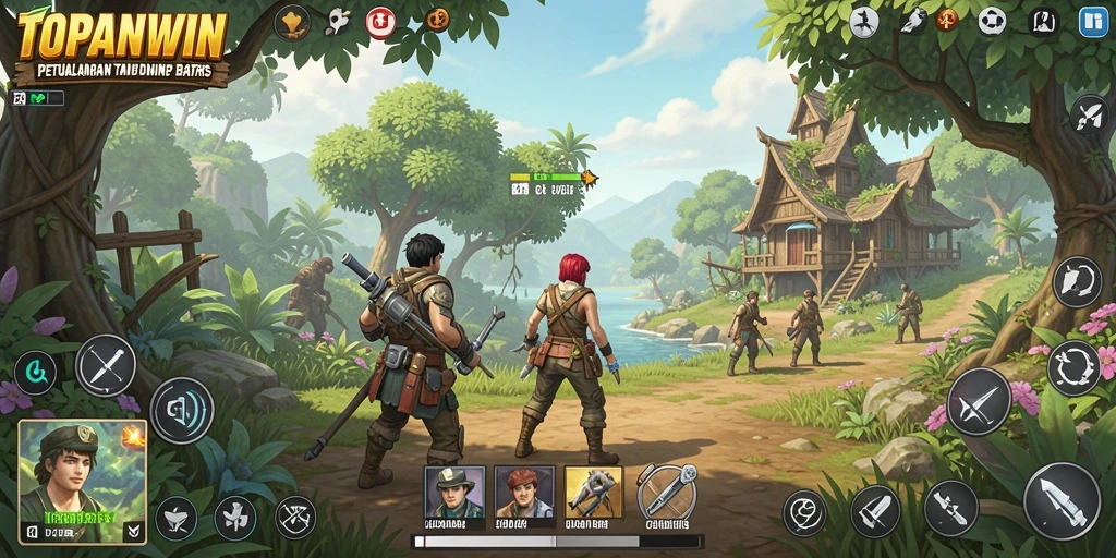 Tampilan gameplay TOPANWIN yang menakjubkan di dunia terbuka.